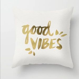 Urban Outfitters Throw Pillow “Good Vibes”
